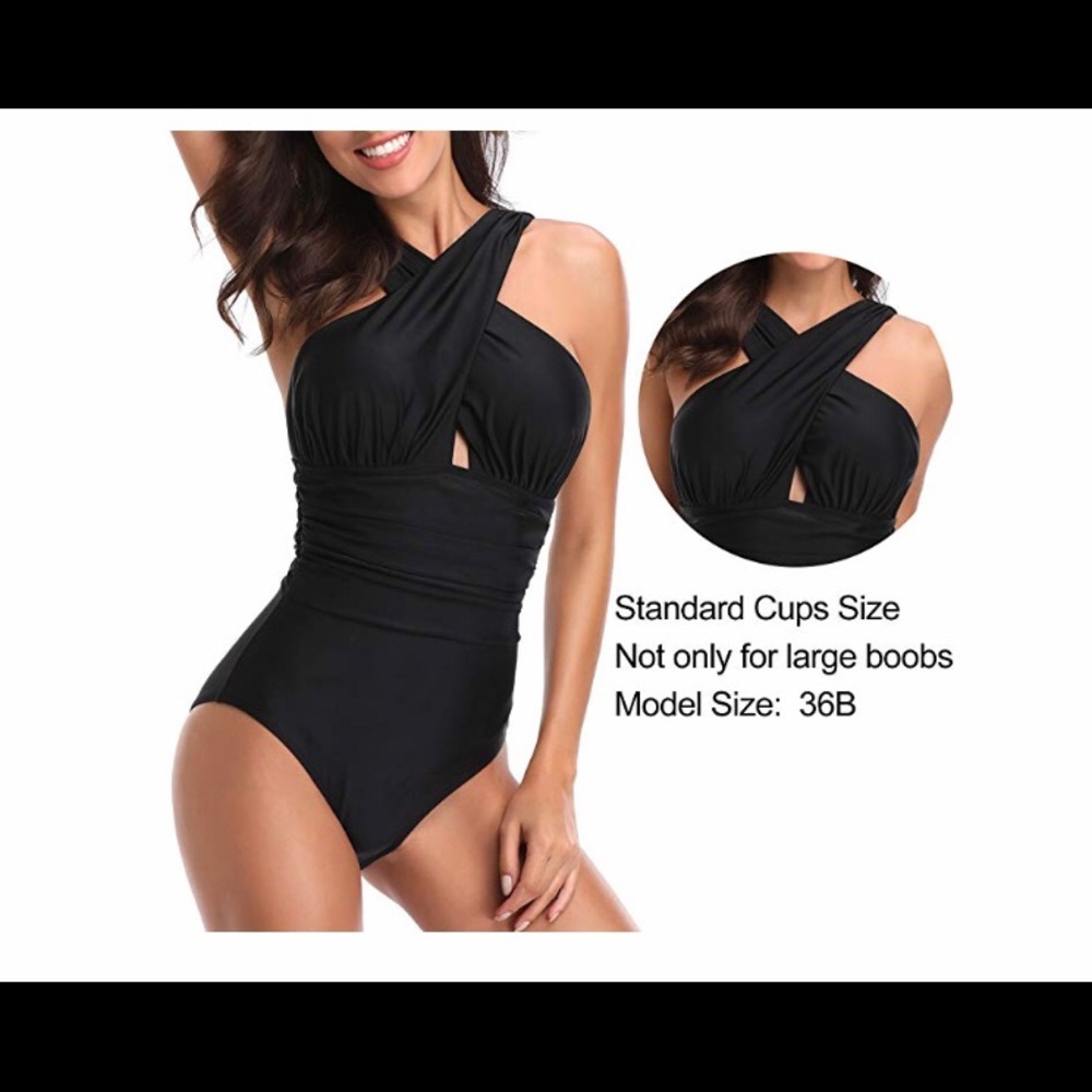 🆕One Piece Tummy Control Backless Swimsuit - Picture 2 of 4